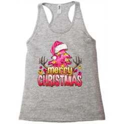 Pink Merry Christmas Racerback Tank -Santa Clothing Shop pd.2526355046.45.25087096.s3.1 front grey ffffff none x0y0 144 800x800 1