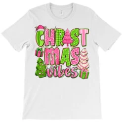 Pink Merry Christmas Trees T-Shirt -Santa Clothing Shop pd.2526355747.24.25087081.s3.1 front white ffffff none x0y0 180 800x800 1
