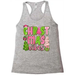 Pink Merry Christmas Trees Racerback Tank -Santa Clothing Shop pd.2526355816.45.25087081.s3.1 front grey ffffff none x0y0 144 800x800 1