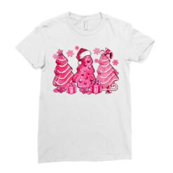 Pink Christmas Tree Cakes Ladies Fitted T-Shirt 7 Pink Christmas Tree Cakes Ladies Fitted T-Shirt -Santa Clothing Shop pd.2526358370.36.25087079.s3.1 front white ffffff none x0y0 154 800x800 1