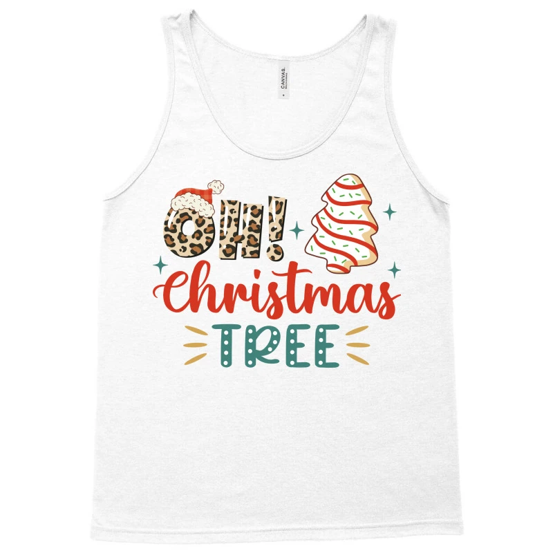 Oh! Christmas Tree Svg Tank Top 3 Oh! Christmas Tree Svg Tank Top - Image 3