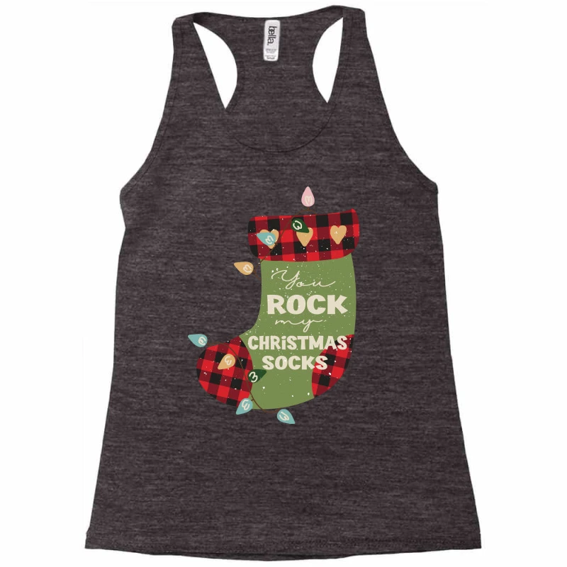 You Rock My Christmas Svg Racerback Tank 3 You Rock My Christmas Svg Racerback Tank - Image 3