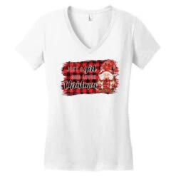 Just A Girl Who Loves Christmas Sublim Women's V-Neck T-Shirt 7 Just A Girl Who Loves Christmas Sublim Women's V-Neck T-Shirt -Santa Clothing Shop pd.2526389821.72.25088422.s3.1 front white ffffff none x0y0 138 800x800 1