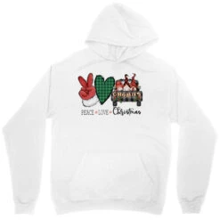 Peace Love Christmas Sublimation Unisex Hoodie -Santa Clothing Shop pd.2526389929.31.25088423.s3.1 front white ffffff none x0y0 118 800x800 1