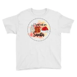 Santa Cookies Christmas Youth Tee -Santa Clothing Shop pd.2526392509.37.25089235.s3.1 front white ffffff none x0y0 129 800x800 1