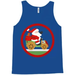 Christmas Santa Claus Gifts Tank Top -Santa Clothing Shop pd.2526392604.30.25089236.s3.1 front royal blue ffffff none x0y0 180 800x800 1