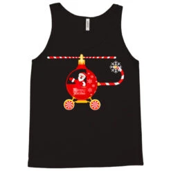 Santa Christmas Holiday Helicopter Tank Top -Santa Clothing Shop pd.2526393239.30.25089240.s3.1 front black ffffff none x0y0 180 800x800 1