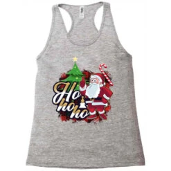 Christmas Santa Claus Decoration Racerback Tank 7 Christmas Santa Claus Decoration Racerback Tank -Santa Clothing Shop pd.2526393771.45.25089245.s3.1 front grey ffffff none x0y0 144 800x800 1