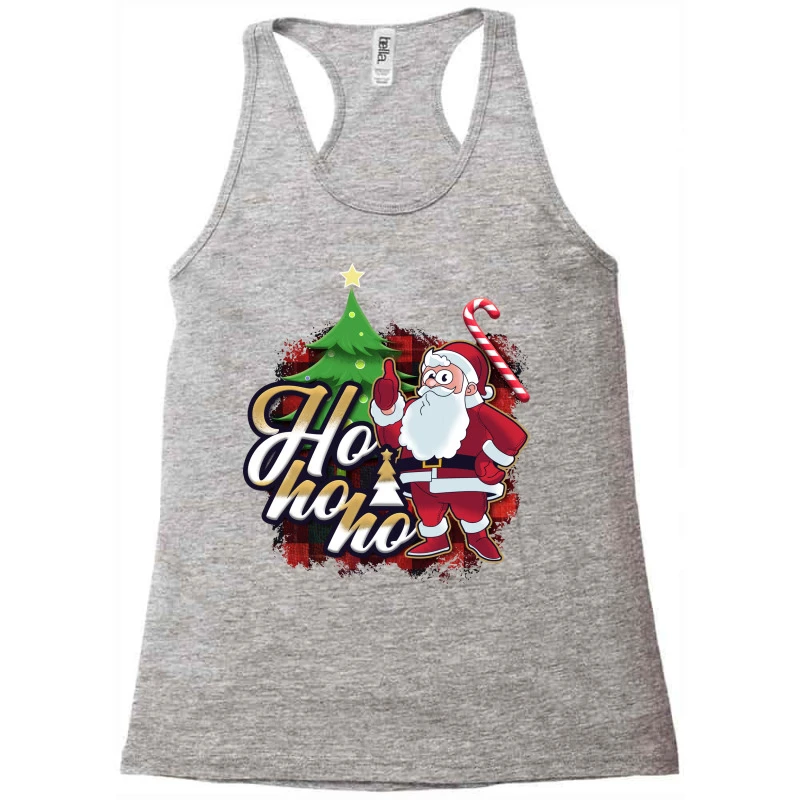 Christmas Santa Claus Decoration Racerback Tank 3 Christmas Santa Claus Decoration Racerback Tank - Image 3