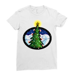 Christmas Tree Ladies Fitted T-Shirt -Santa Clothing Shop pd.2526394428.36.25089251.s3.1 front white ffffff none x0y0 154 800x800 1