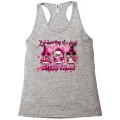 I'm Dreaming Of A Pink Christmas Racerback Tank -Santa Clothing Shop pd.2526421760.45.25086822.s3.1 front grey ffffff none x0y0 144 800x800 1