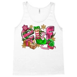Pink Christmas Elf Tank Top -Santa Clothing Shop pd.2526424278.30.25087073.s3.1 front white ffffff none x0y0 180 800x800 1