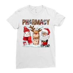 Pharmacy Crew Christmas Ladies Fitted T-Shirt -Santa Clothing Shop pd.2526425437.36.25087066.s3.1 front white ffffff none x0y0 154 800x800 1