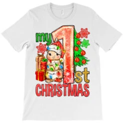 My First Christmas Rabbit T-Shirt 7 My First Christmas Rabbit T-Shirt -Santa Clothing Shop pd.2526433063.24.25087028.s3.1 front white ffffff none x0y0 180 800x800 1