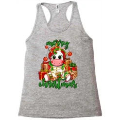 Merry Christmas Unicorn Racerback Tank 7 Merry Christmas Unicorn Racerback Tank -Santa Clothing Shop pd.2526444267.45.25087007.s3.1 front grey ffffff none x7y0 130 800x800 1