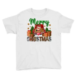 Merry Christmas With Truck Youth Tee 7 Merry Christmas With Truck Youth Tee -Santa Clothing Shop pd.2526444406.37.25087006.s3.1 front white ffffff none x0y0 129 800x800 1