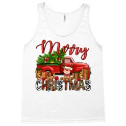 Merry Christmas Truck With Deer Tank Top -Santa Clothing Shop pd.2526444630.30.25087005.s3.1 front white ffffff none x0y0 180 800x800 1
