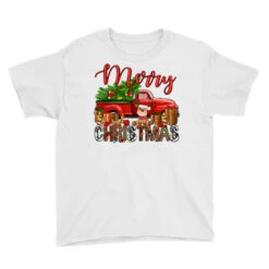 Merry Christmas Truck With Deer Youth Tee 7 Merry Christmas Truck With Deer Youth Tee -Santa Clothing Shop pd.2526444664.37.25087005.s3.1 front white ffffff none x0y0 129 800x800 1
