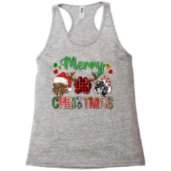 Merry Christmas Paws Racerback Tank -Santa Clothing Shop pd.2526446068.45.25086992.s3.1 front grey ffffff none x0y0 144 800x800 1