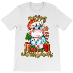 Merry Christmas Hippopotamus T-Shirt 7 Merry Christmas Hippopotamus T-Shirt -Santa Clothing Shop pd.2526446383.24.25086988.s3.1 front white ffffff none x2.5y0 175 800x800 1
