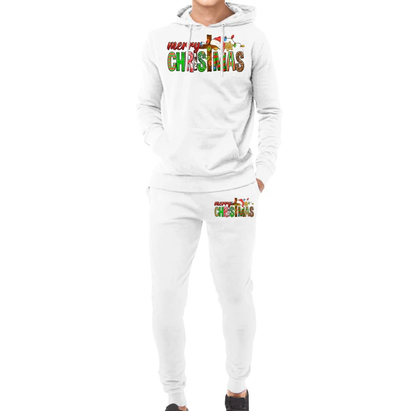 Merry Christmas Cross Hoodie & Jogger Set 1 Merry Christmas Cross Hoodie & Jogger Set