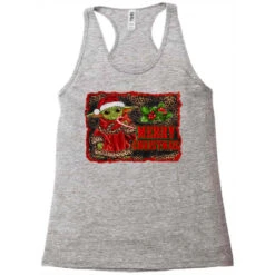 Fantastic Movie Christmas Baby Character Racerback Tank -Santa Clothing Shop pd.2526453645.45.25086981.s3.1 front grey ffffff none x0y0 144 800x800 1