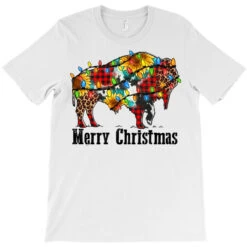 Merry Christmas Bison T-Shirt -Santa Clothing Shop pd.2526453706.24.25086980.s3.1 front white ffffff none x0y0 180 800x800 1