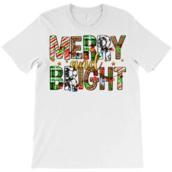 Merry And Bright Christmas T-Shirt -Santa Clothing Shop pd.2526454216.24.25086978.s3.1 front white ffffff none x0y0 180 800x800 1