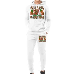 Just A Girl Who Loves Christmas Hoodie & Jogger Set