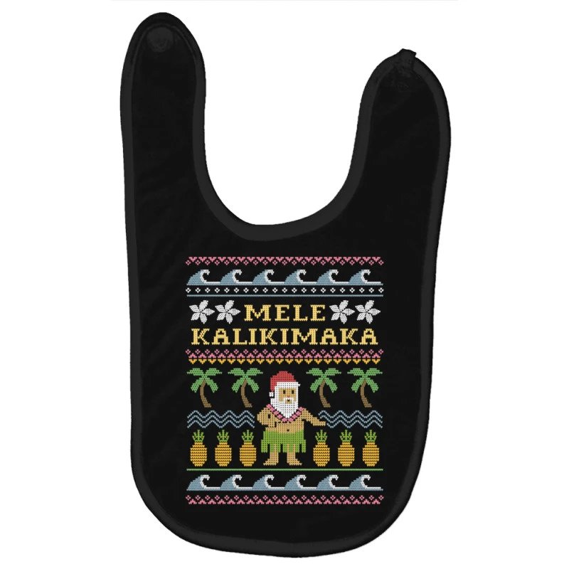 Mele Kalikimaka Christmas Baby Bibs 1 Mele Kalikimaka Christmas Baby Bibs