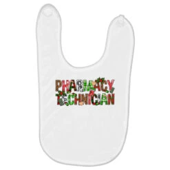 Pharmacy Technician Christmas Baby Bibs