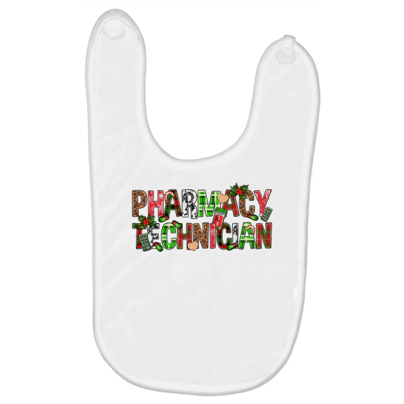 Pharmacy Technician Christmas Baby Bibs 1 Pharmacy Technician Christmas Baby Bibs
