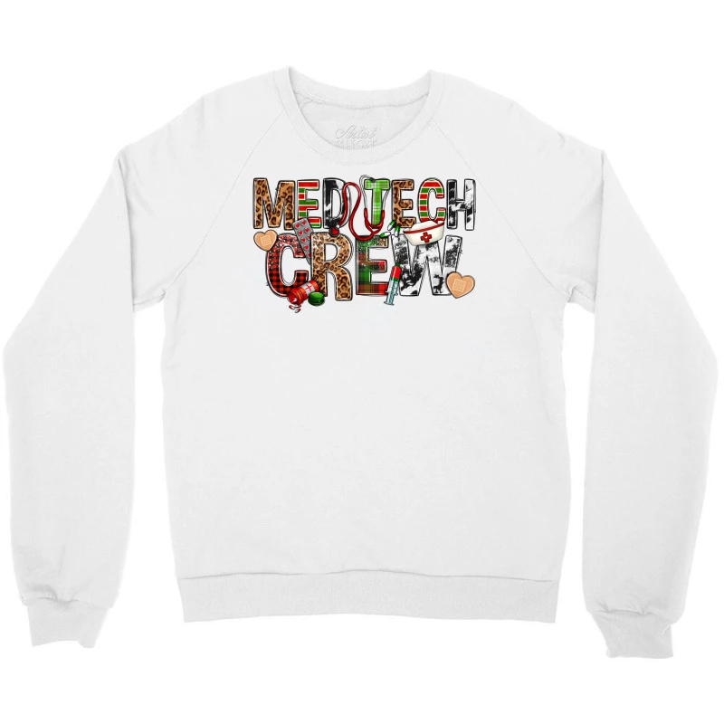 Med Tech Crew Nurse Christmas Crewneck Sweatshirt 3 Med Tech Crew Nurse Christmas Crewneck Sweatshirt - Image 3