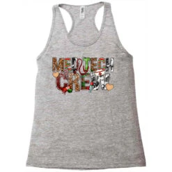 Med Tech Crew Nurse Christmas Racerback Tank -Santa Clothing Shop pd.2526522569.45.25091852.s3.1 front grey ffffff none x0y0 144 800x800 1