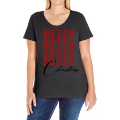 Merry Christmas,happy New Year Ladies Curvy T-Shirt