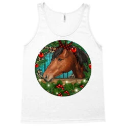 Western Horse Christmas Tank Top -Santa Clothing Shop pd.2526590432.30.25093932.s3.1 front white ffffff none x0y0 180 800x800 1