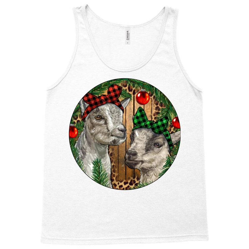 Baby Goats Christmas Tank Top 3 Baby Goats Christmas Tank Top - Image 3
