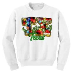 Christmas Texas Youth Sweatshirt -Santa Clothing Shop pd.2526596109.52.25093855.s3.1 front white ffffff none x0y0 169 800x800 1