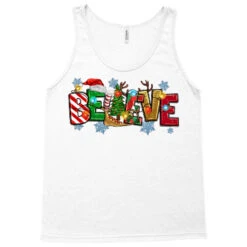 Christmas Believe Tank Top -Santa Clothing Shop pd.2526597086.30.25093852.s3.1 front white ffffff none x0y0 180 800x800 1