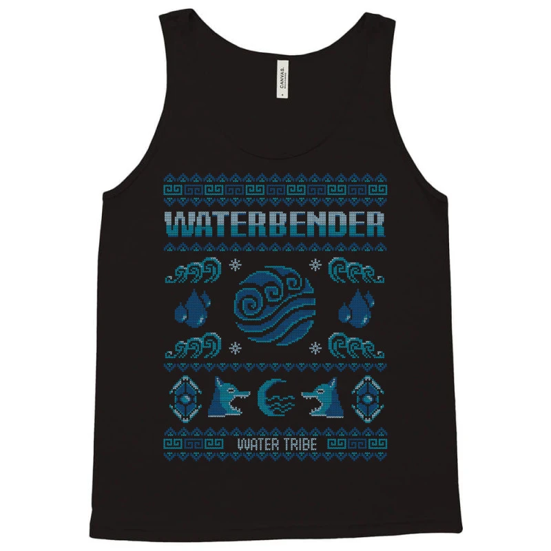 Avatar Waterbending Katara Christmas Tank Top 3 Avatar Waterbending Katara Christmas Tank Top - Image 3
