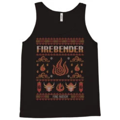 Avatar Firebending Iroh Christmas Tank Top -Santa Clothing Shop pd.2526606095.30.25067853.s3.1 front black ffffff none x10y0 160 800x800 1