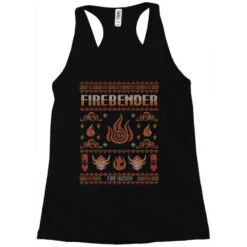 Avatar Firebending Iroh Christmas Racerback Tank -Santa Clothing Shop pd.2526606119.45.25067853.s3.1 front black ffffff none x8y0 128 800x800 1