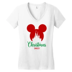 Christmas 2023 Women's V-Neck T-Shirt 7 Christmas 2023 Women's V-Neck T-Shirt -Santa Clothing Shop pd.2526662829.72.25095012.s3.1 front white ffffff none x14y0 110 800x800 1