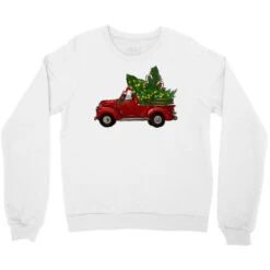 Christmas Farm Truck With Baby Sheep Crewneck Sweatshirt -Santa Clothing Shop pd.2526675052.32.25095097.s3.1 front white ffffff none x0y0 124 800x800 1