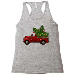 Christmas Farm Truck With Baby Sheep Racerback Tank -Santa Clothing Shop pd.2526675066.45.25095097.s3.1 front grey ffffff none x0y0 144 800x800 1
