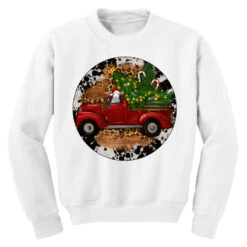 Farm Truck Christmas Youth Sweatshirt -Santa Clothing Shop pd.2526675855.52.25095100.s3.1 front white ffffff none x0y0 169 800x800 1