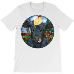Black Angus Cattle With Santa Chick Christmas T-Shirt -Santa Clothing Shop pd.2526676925.24.25095104.s3.1 front white ffffff none x0y0 180 800x800 1