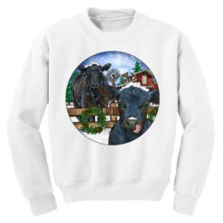 Black Angus Cattle And Calf Christmas Youth Sweatshirt -Santa Clothing Shop pd.2526677525.52.25095113.s3.1 front white ffffff none x0y0 169 800x800 1