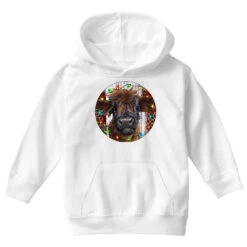 Western Christmas Calf Youth Hoodie -Santa Clothing Shop pd.2526679761.53.25095151.s3.1 front white ffffff none x7y0 99 800x800 1