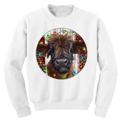 Western Christmas Calf Youth Sweatshirt -Santa Clothing Shop pd.2526679765.52.25095151.s3.1 front white ffffff none x0y0 169 800x800 1